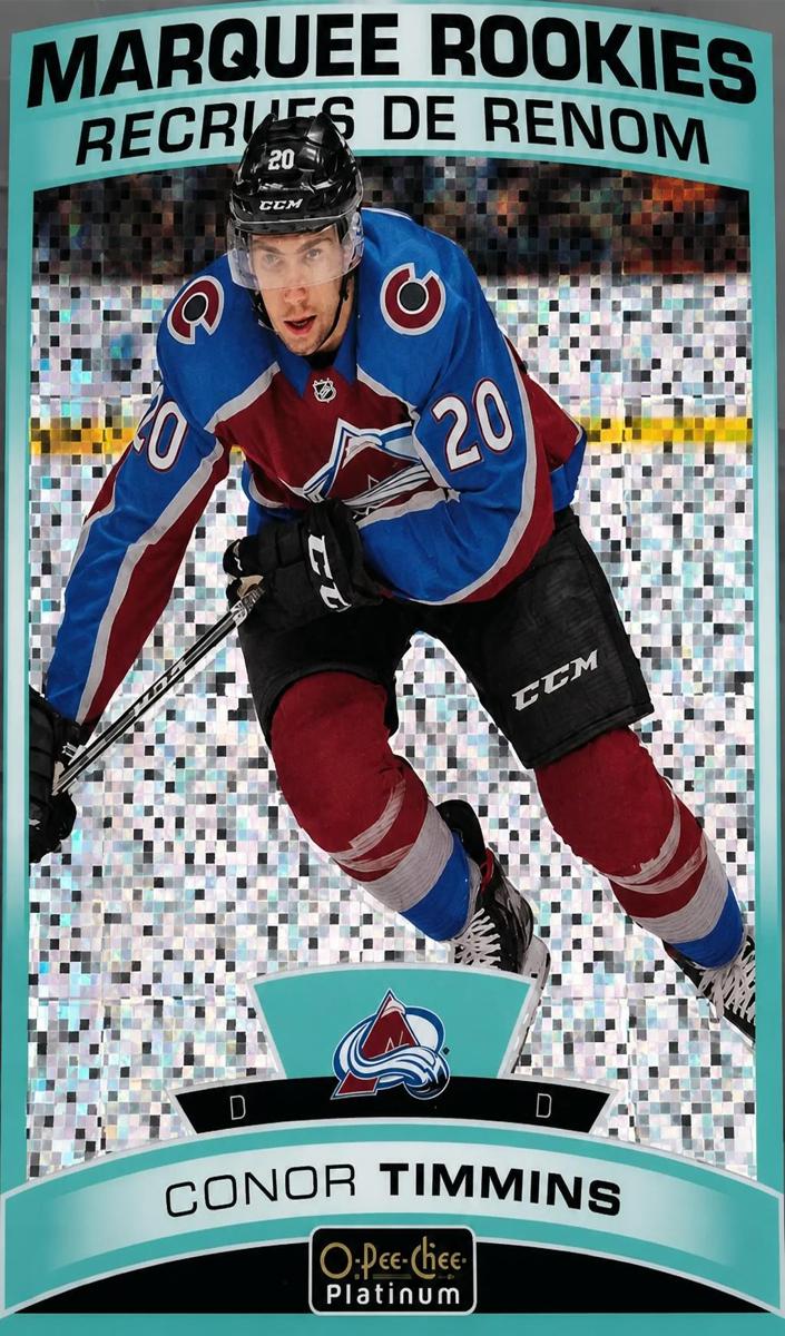 2019 O-Pee-Chee Platinum Conor Timmins #169 card