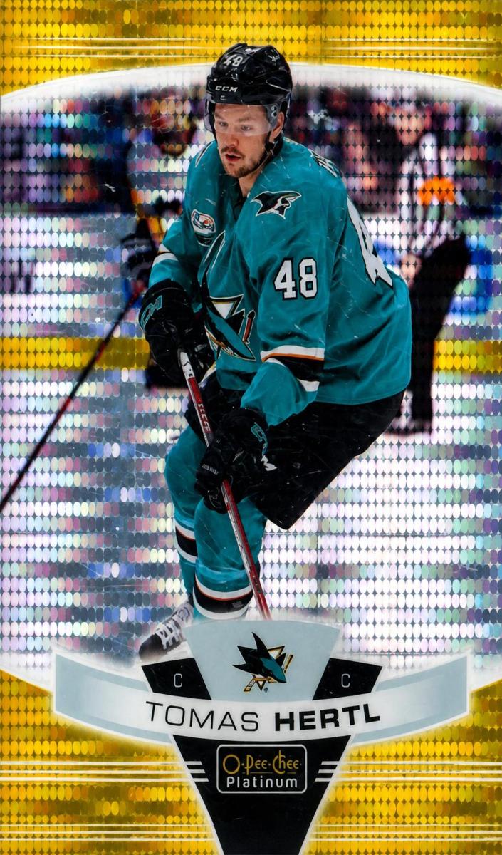2019 O-Pee-Chee Platinum Tomas Hertl #5 card