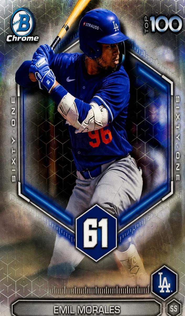 Emil Morales 2026 Bowman Baseball card