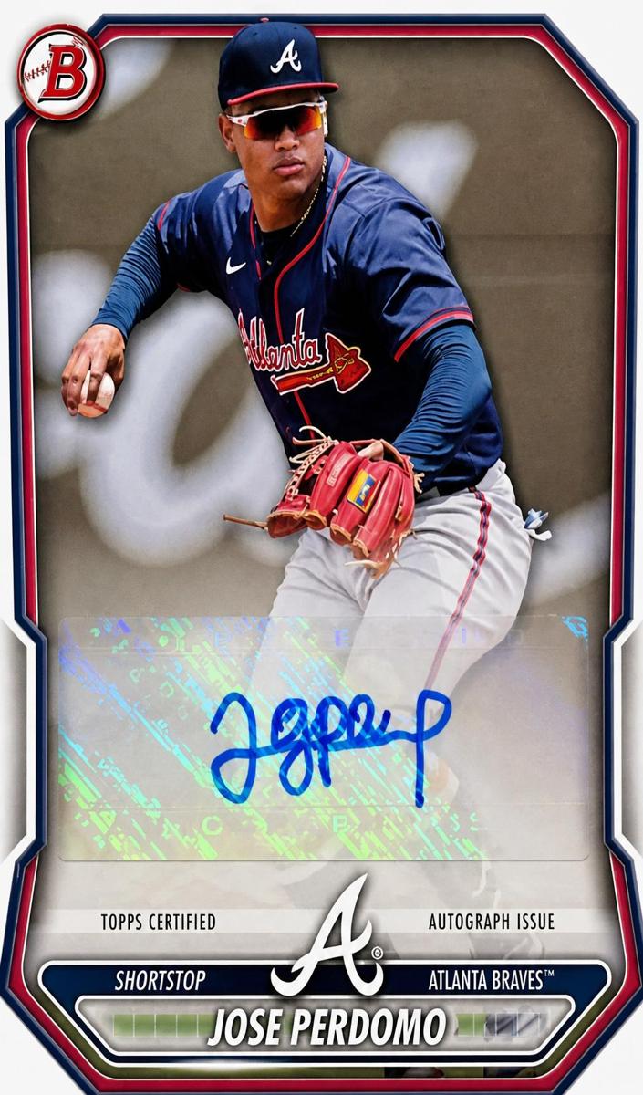 2026 Bowman Jose Perdomo #BPA-JP card