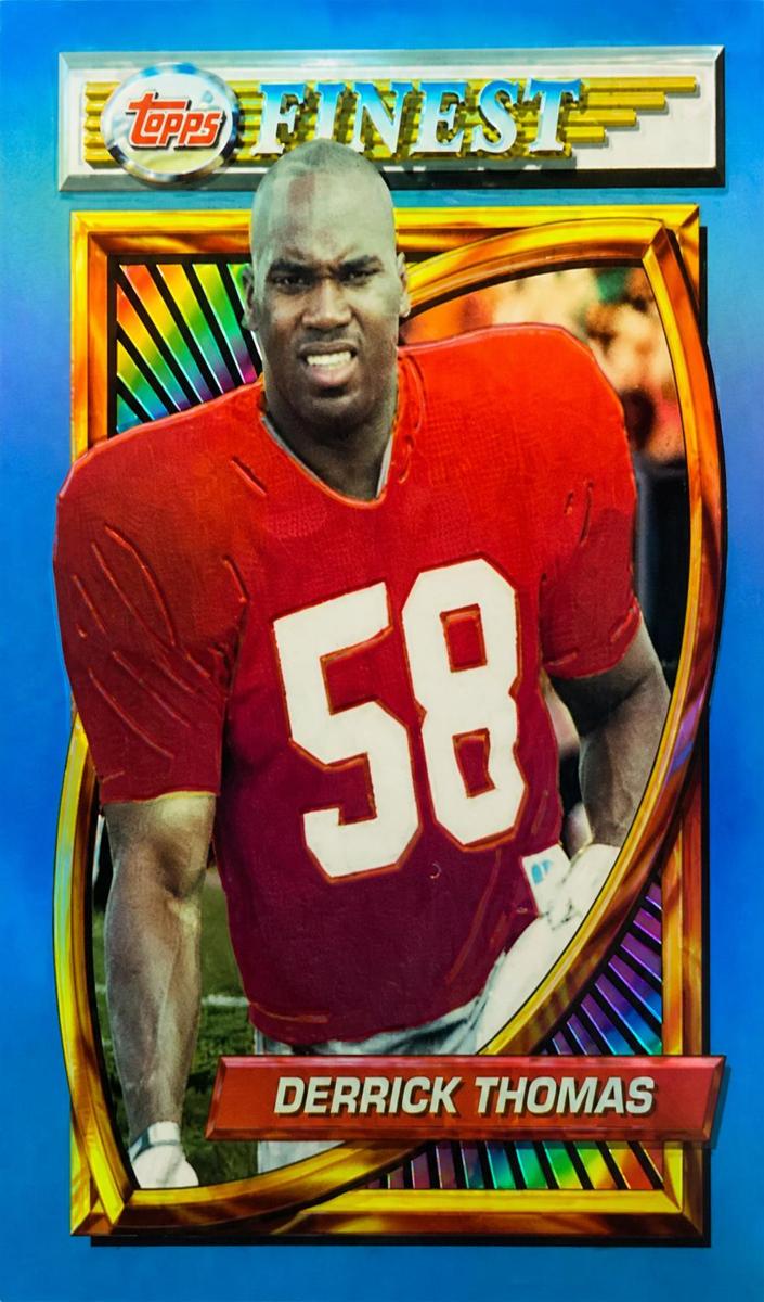 1994 Topps Finest Derrick Thomas #30 card