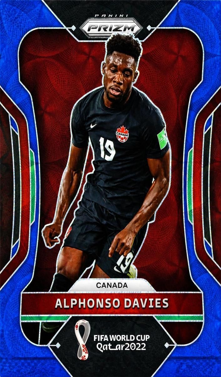 2022 Alphonso Davies [Choice Prizms Blue] #46