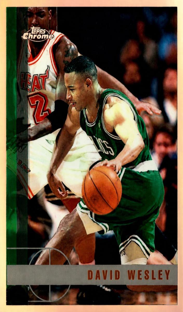 1997 Topps Chrome David Wesley #86 card