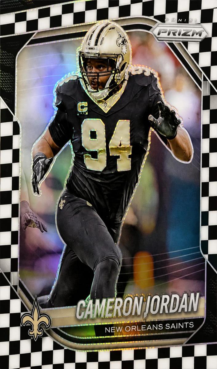 Cameron Jordan 2025 Prizm Football card