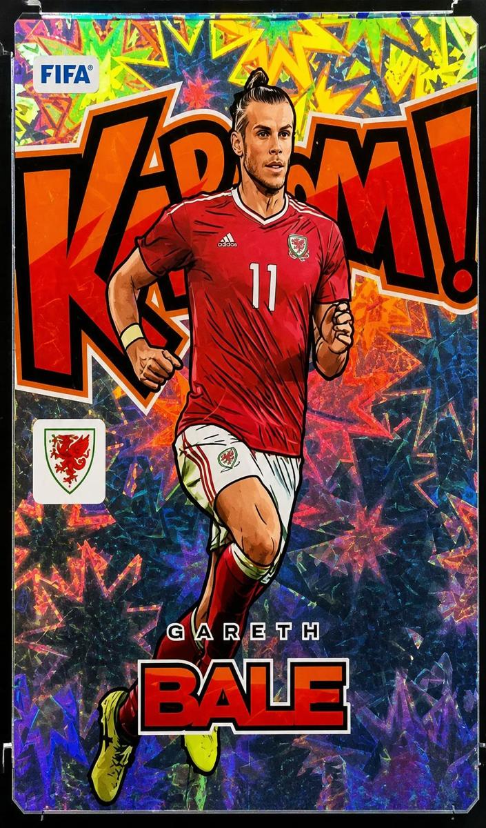 2024 Panini Donruss Kaboom Gareth Bale #17 card