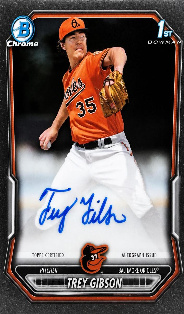 Trey Gibson 2026 Bowman Baseball card
