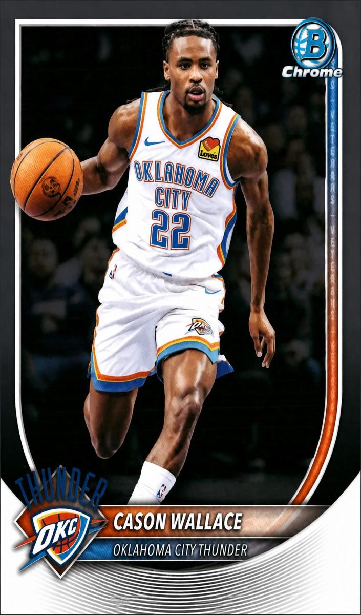 Cason Wallace 2025 Bowman Basketball card