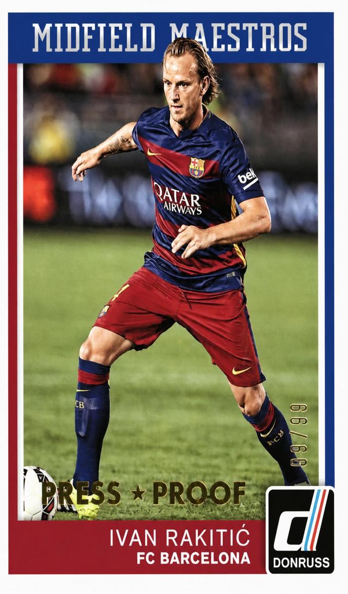 2015 Panini Donruss Ivan Rakitic #11 card
