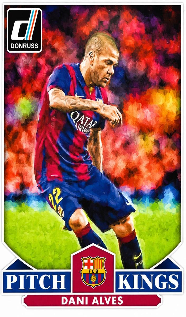 2015 Panini Donruss Dani Alves #4 card