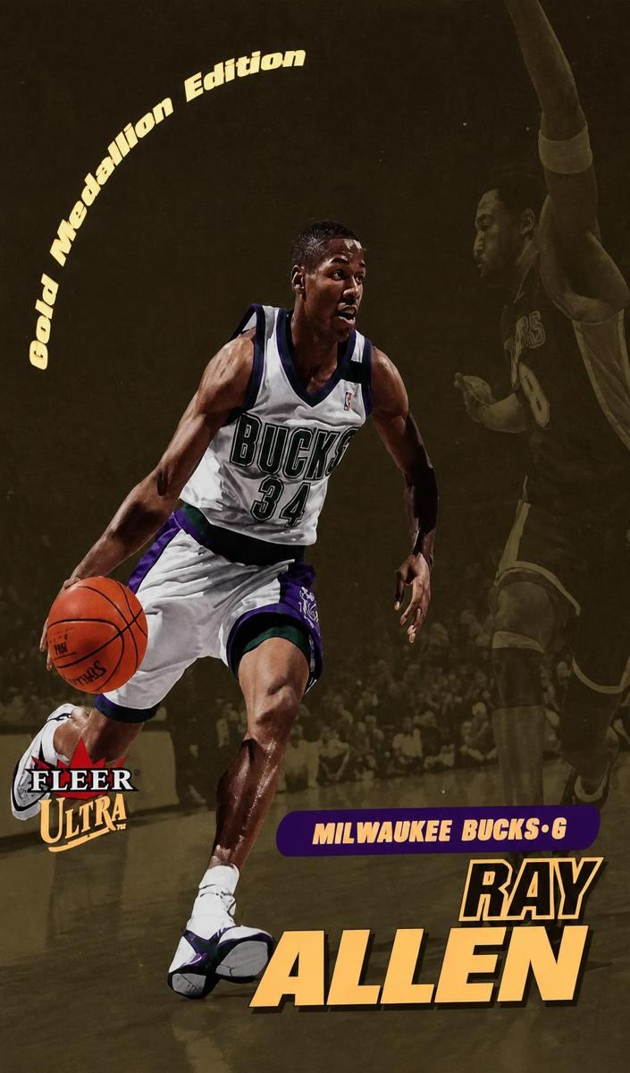 2000 Ray Allen [Gold Medallion] #162G