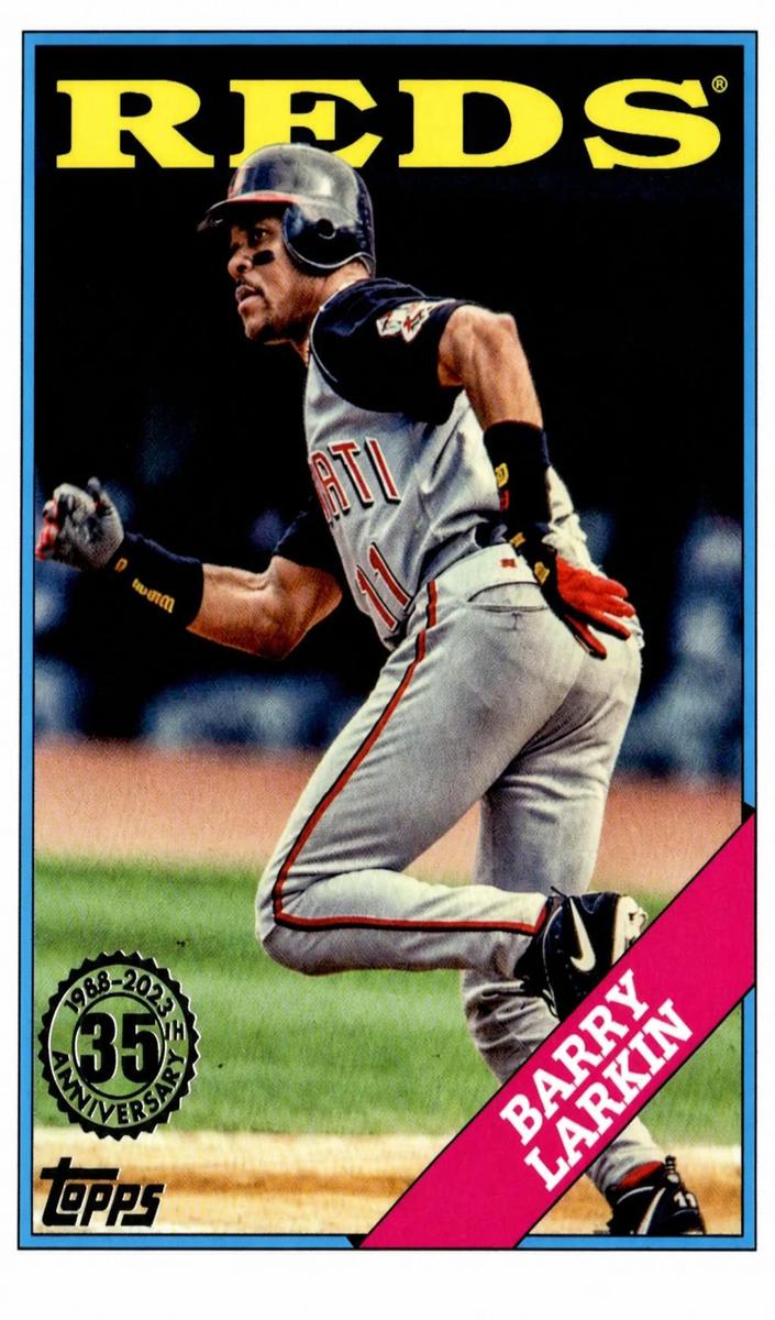 2023 Topps Barry Larkin [Blue] #T88-55 card