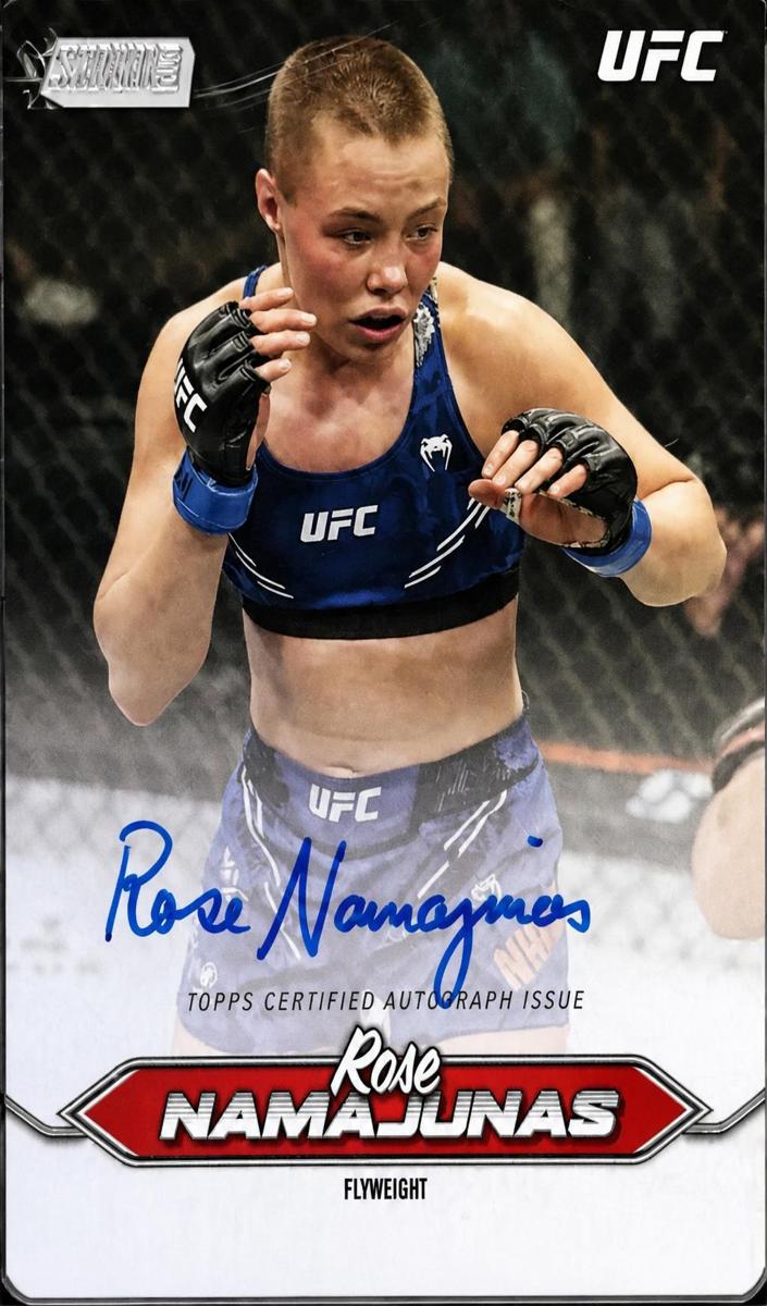 2025 Topps Stadium Club Rose Namajunas #BCA-RNS card