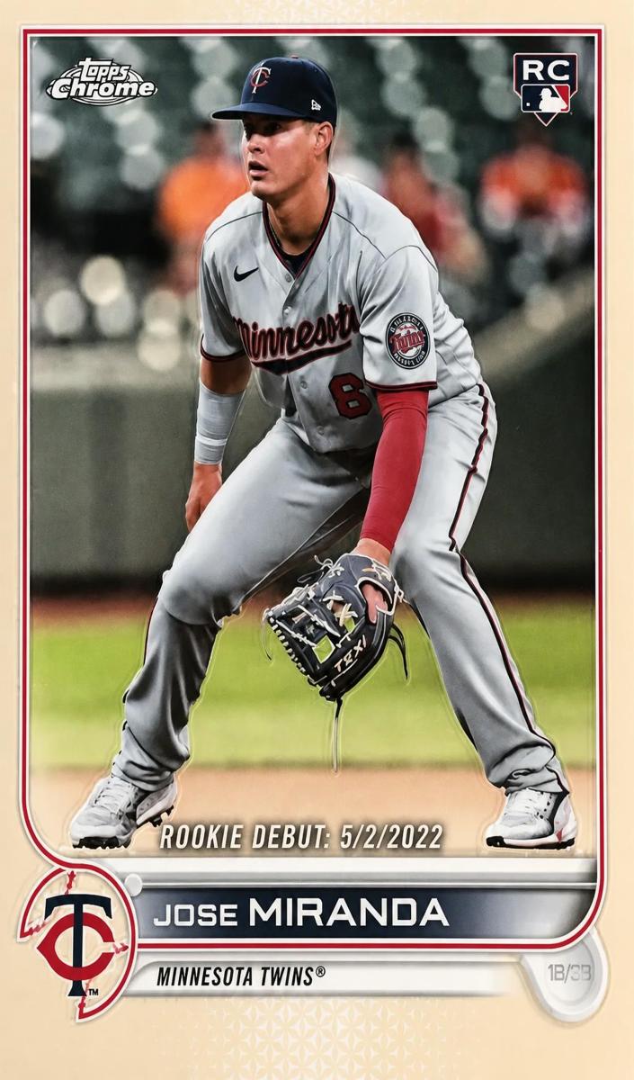 2022 Topps Chrome Update Jose Miranda #USC6 card