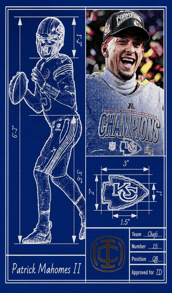 2025 Panini Mahomes Icon Collection Patrick Mahomes II #TA-7 card
