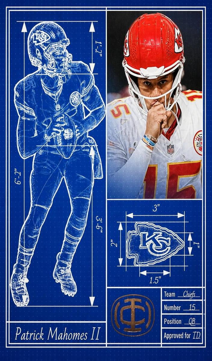 2025 Panini Mahomes Icon Collection Patrick Mahomes II #TA-5 card