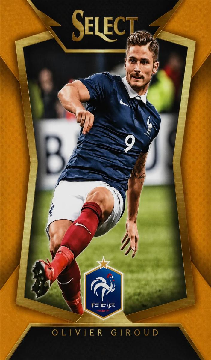 2015 Panini Select Olivier Giroud [Orange] #5 card