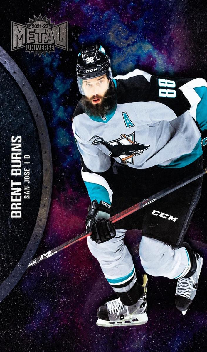 2021 Skybox Metal Universe Brent Burns #62 card