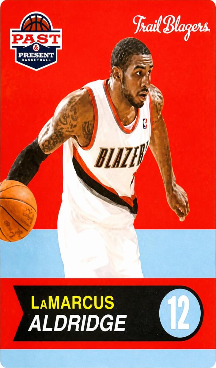 2011 Panini Past & Present LaMarcus Aldridge #1 card