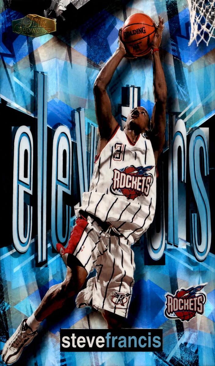 1999 Flair Showcase Steve Francis #9E card