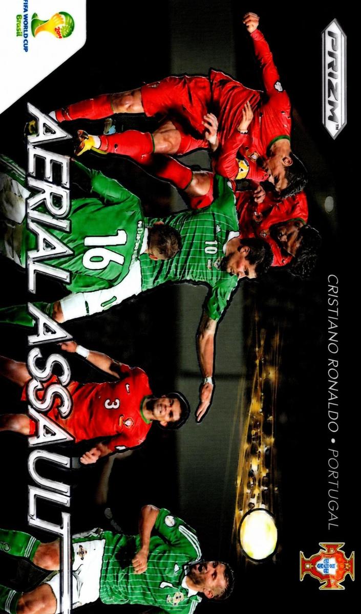 2014 Panini Prizm World Cup Cristiano Ronaldo [Green Crystal] #1 card