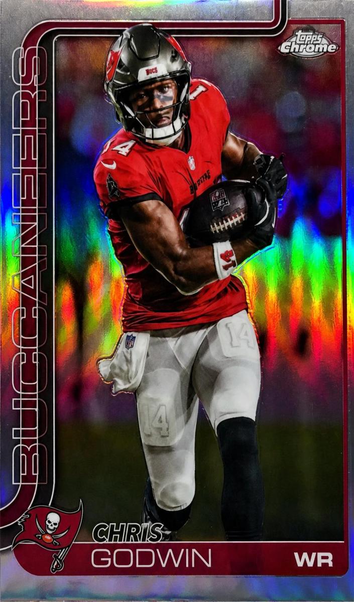 Chris Godwin 2025 Topps Chrome Football card