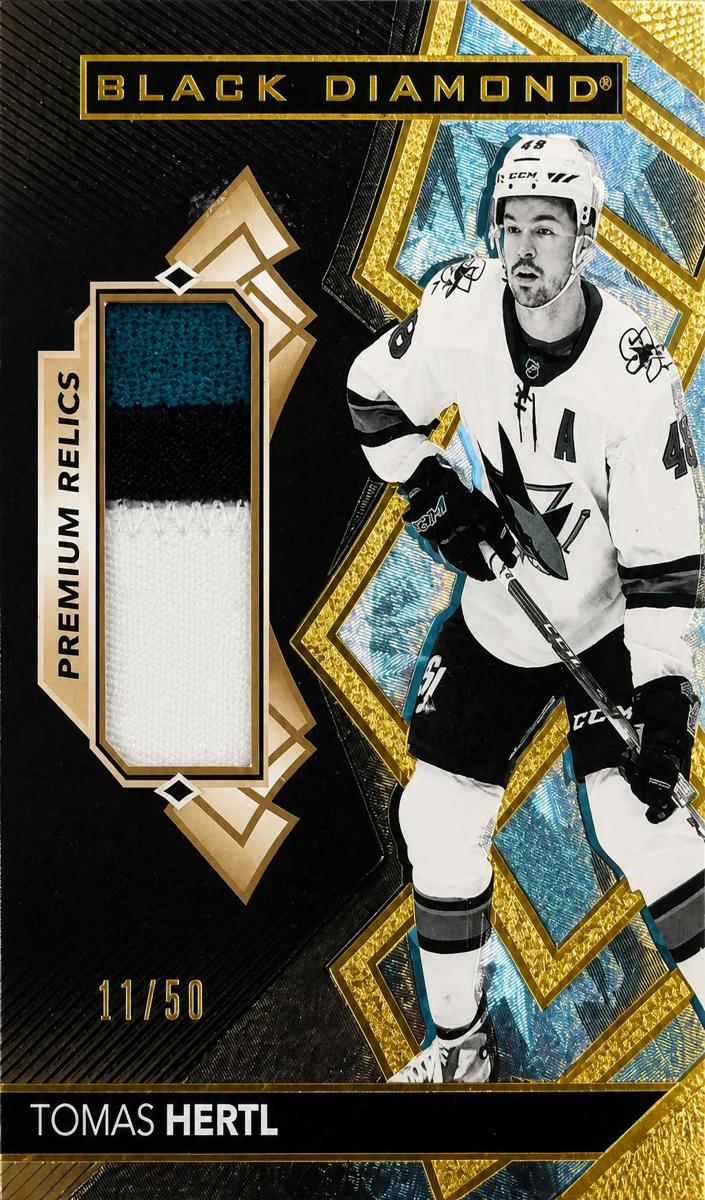 2021 Upper Deck Black Diamond Tomas Hertl #BDB-TH card