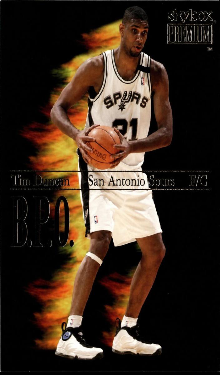 1999 Skybox Premium Tim Duncan #56 card