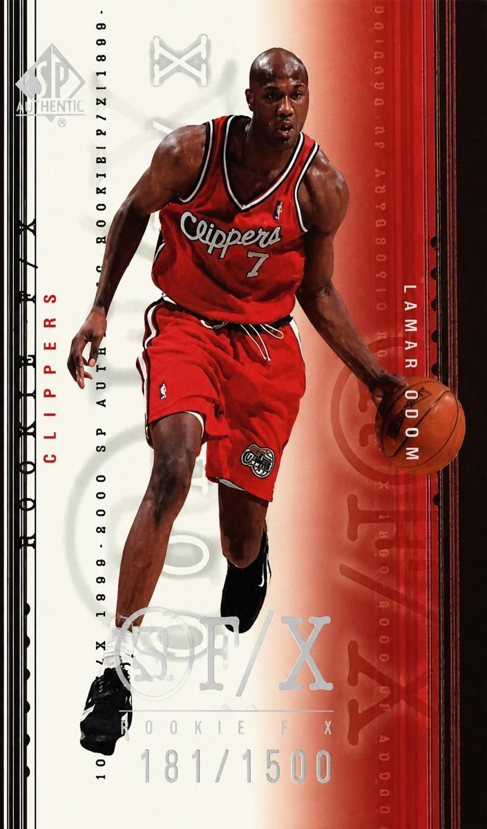 1999 SP Authentic Lamar Odom #94 card