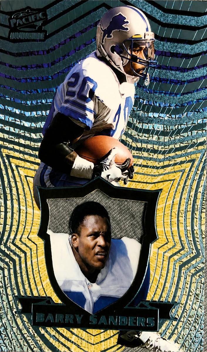 1997 Barry Sanders [Platinum Blue] #50