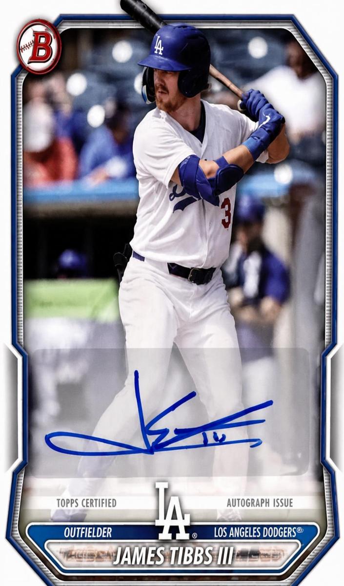 James Tibbs III 2026 Bowman Baseball card