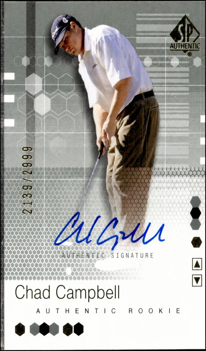 Chad Campbell - 2002 SP Authentic Golf