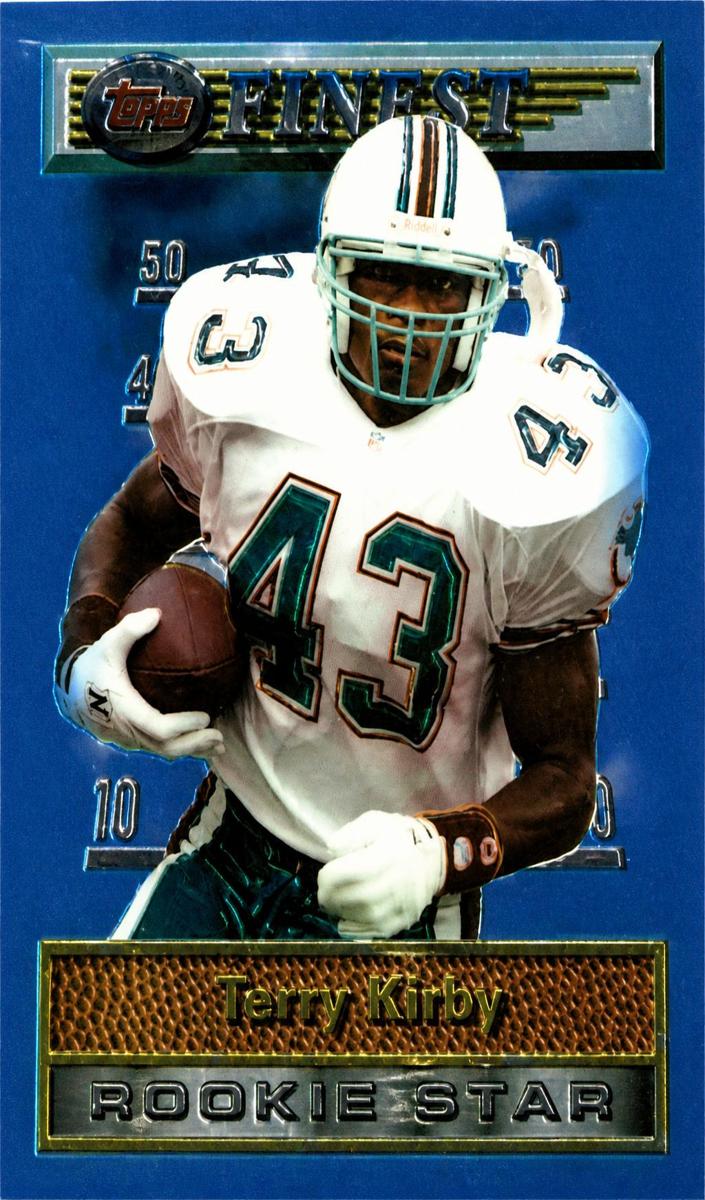 1994 Topps Finest Terry Kirby #217 card