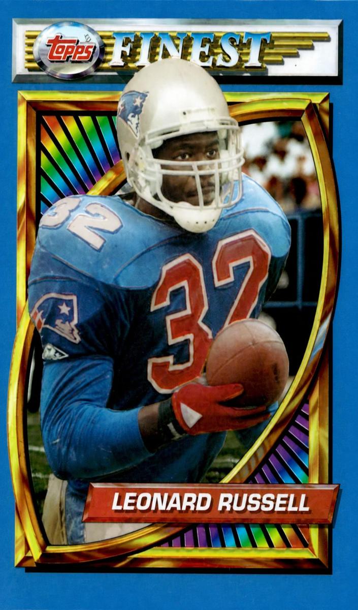 1994 Topps Finest Leonard Russell #111 card