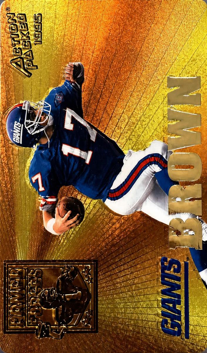 1995 Action Packed Dave Brown #AF7 card