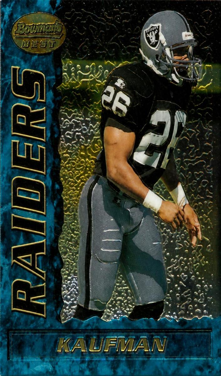 1995 Bowman's Best Napoleon Kaufman #18 card