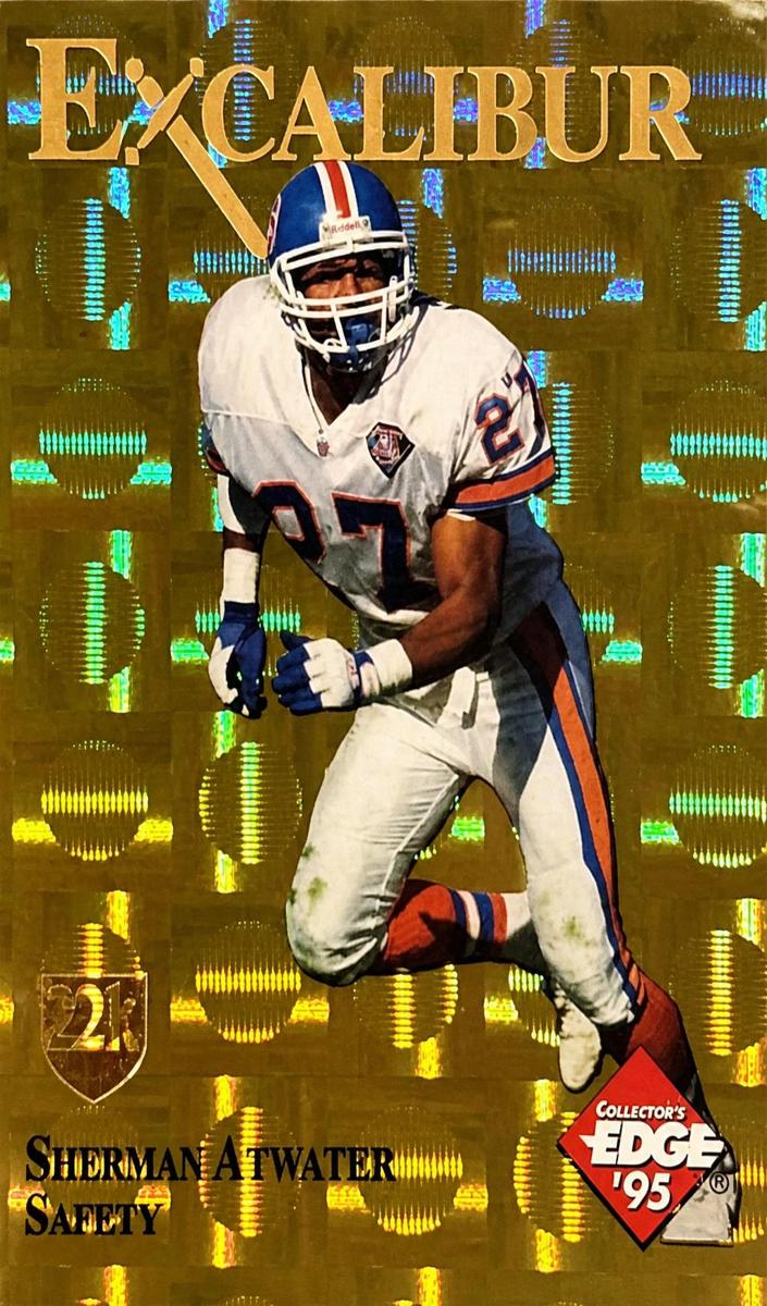 1995 Steve Atwater [Gold Shield Gold Prism] #5
