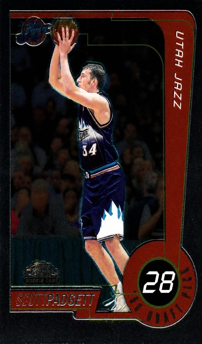1999 Topps Chrome Scott Padgett #246 card