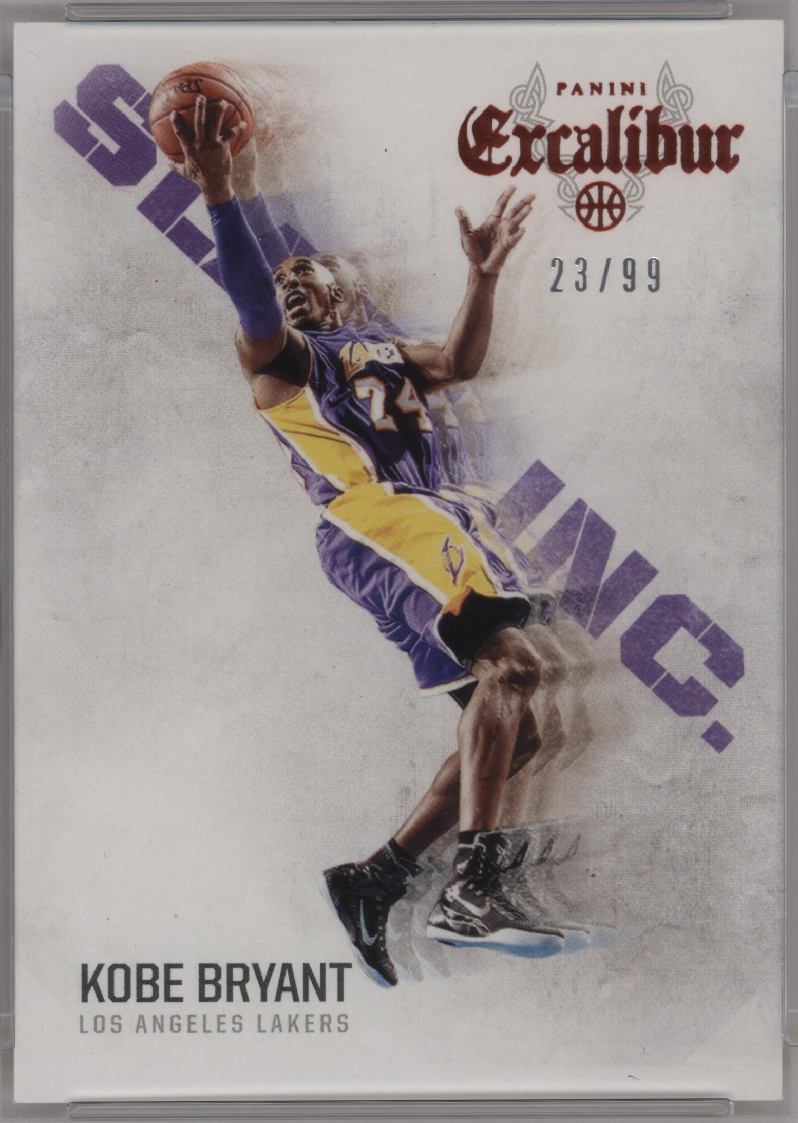 2014 Panini Excalibur Kobe Bryant [Orange] #2 card
