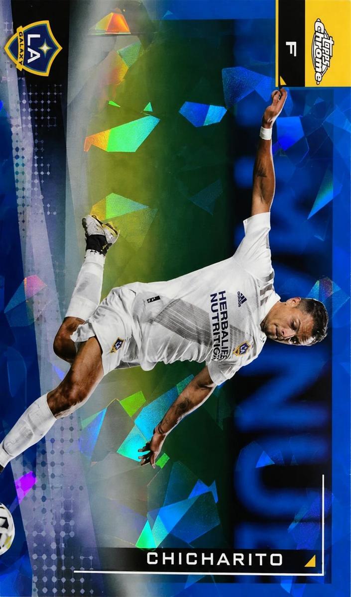 2021 Topps Chrome Sapphire MLS Chicharito #78 card