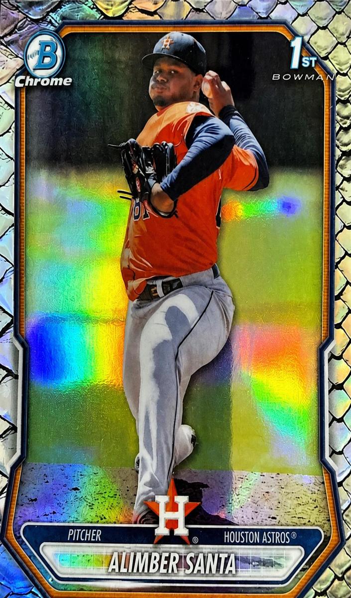 2026 Bowman Chrome Prospect Alimber Santa #BCP-30 card