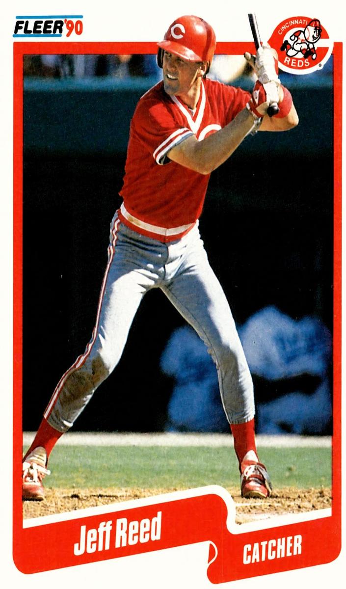1990 Fleer Jeff Reed #429 card