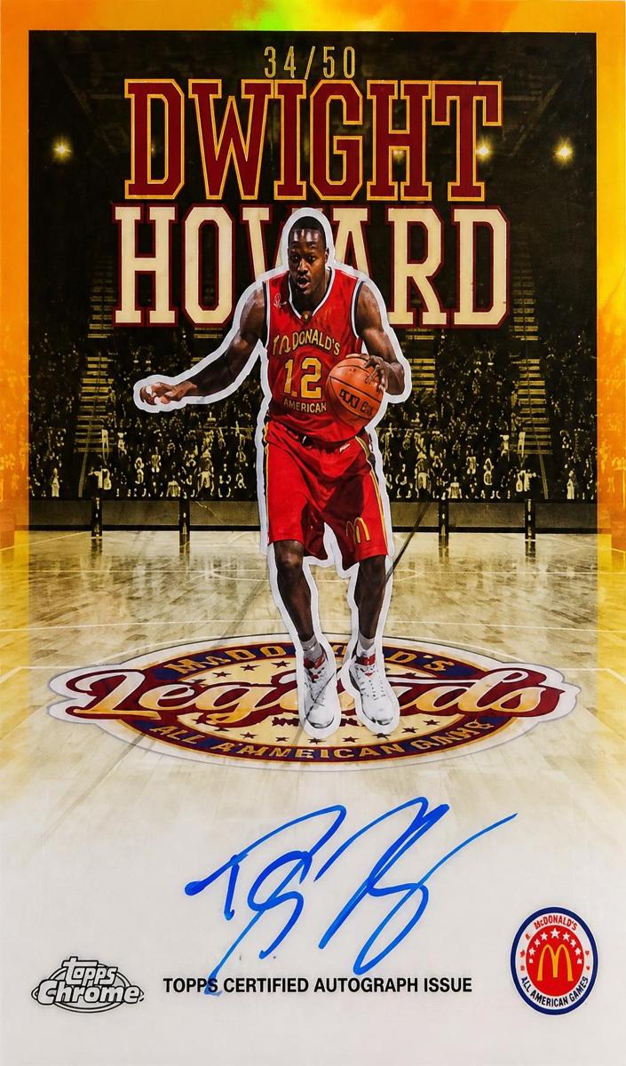 2025 Topps Chrome McDonald's All American Dwight Howard #LA-DH card