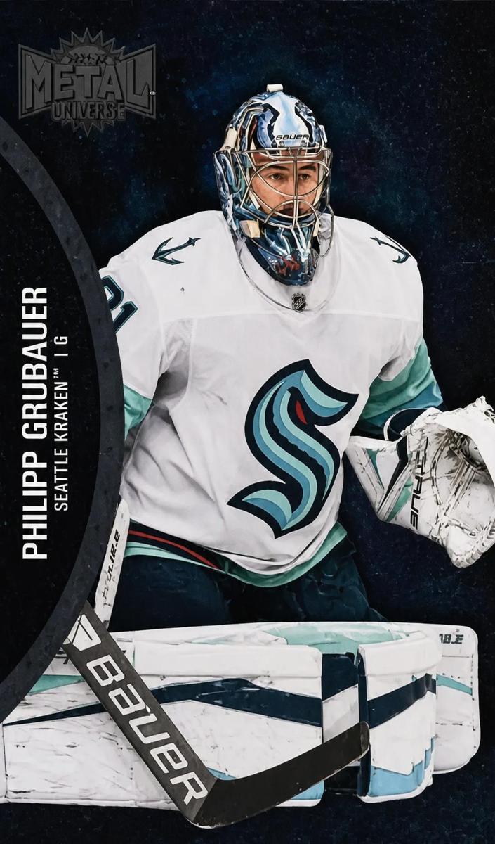 2021 Skybox Metal Universe Philipp Grubauer #99 card