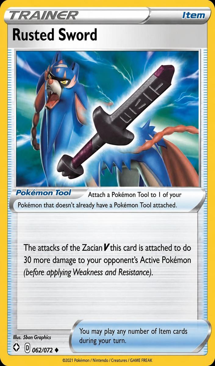 Rusted Sword 2021 Pokemon Shining Fates