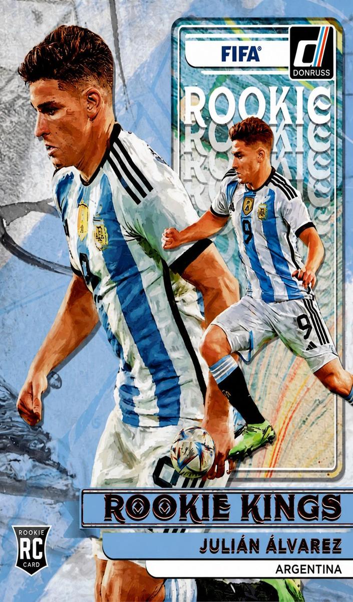 2022 Panini Donruss Julian Alvarez [Silver] #2 card
