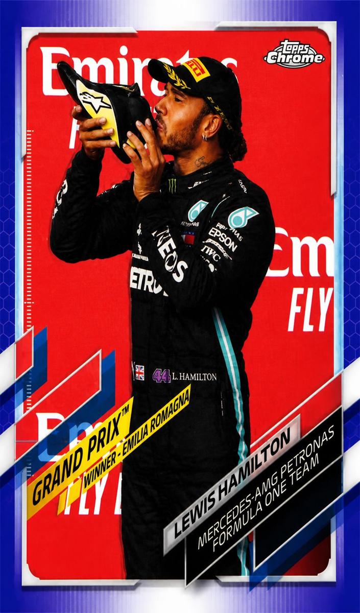 2021 Lewis Hamilton [Purple Refractor] #150