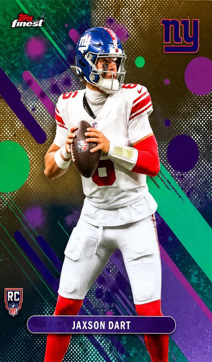 Jaxson Dart 2025 Finest Football card