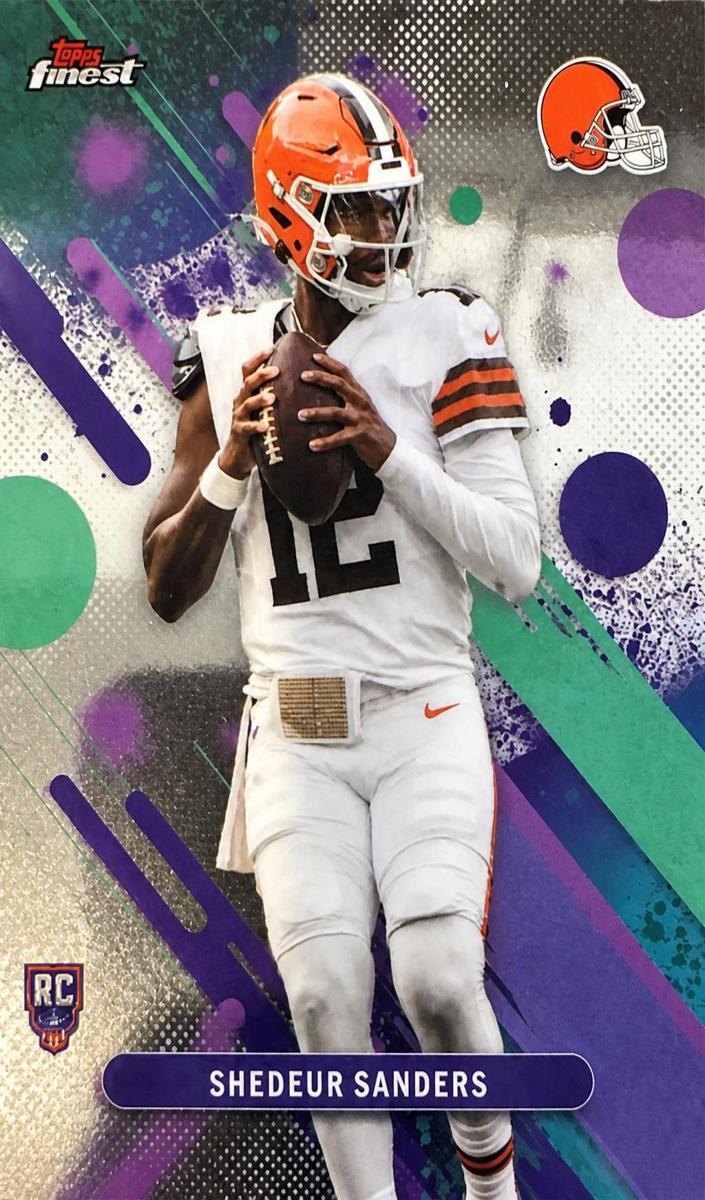 Shedeur Sanders 2025 Finest Football card
