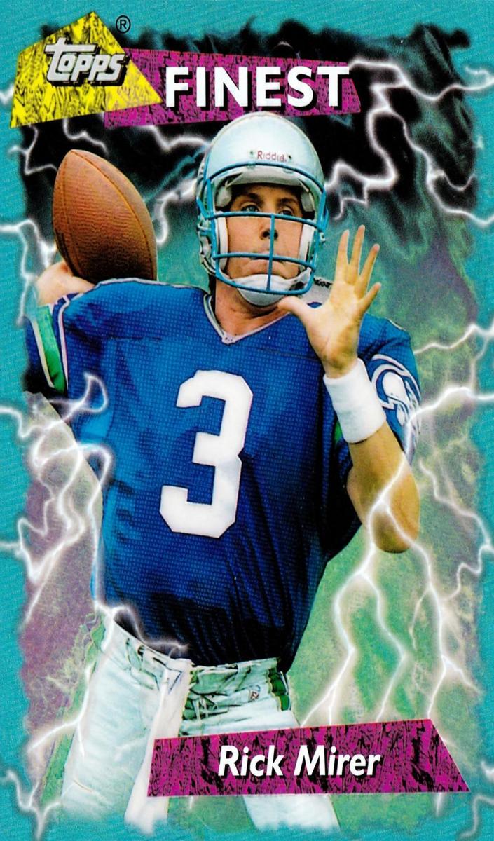 1995 Topps Finest Rick Mirer #265 card