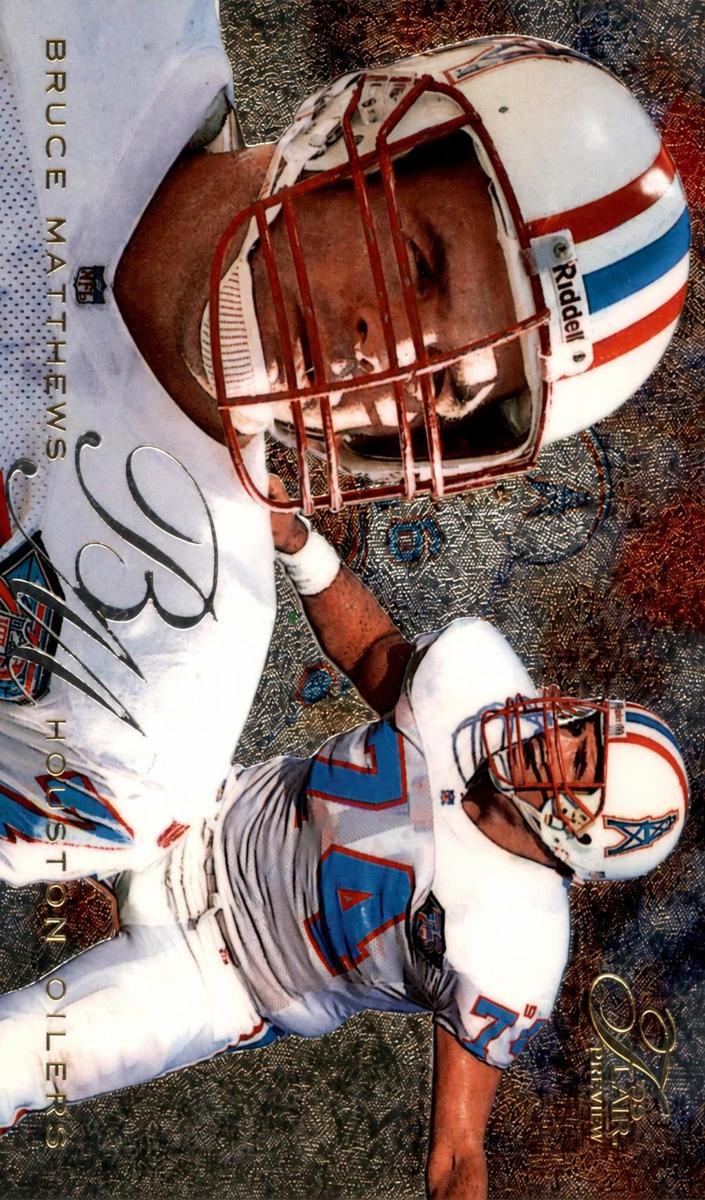 1995 Fleer Bruce Matthews #12 card